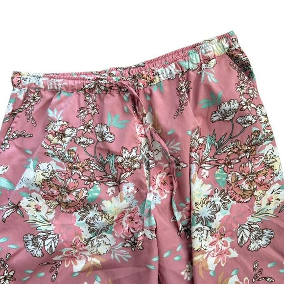 Cupcakes & Cashmere Floral Pajama Bottoms Pink Floral Large - Picture 3 of 6